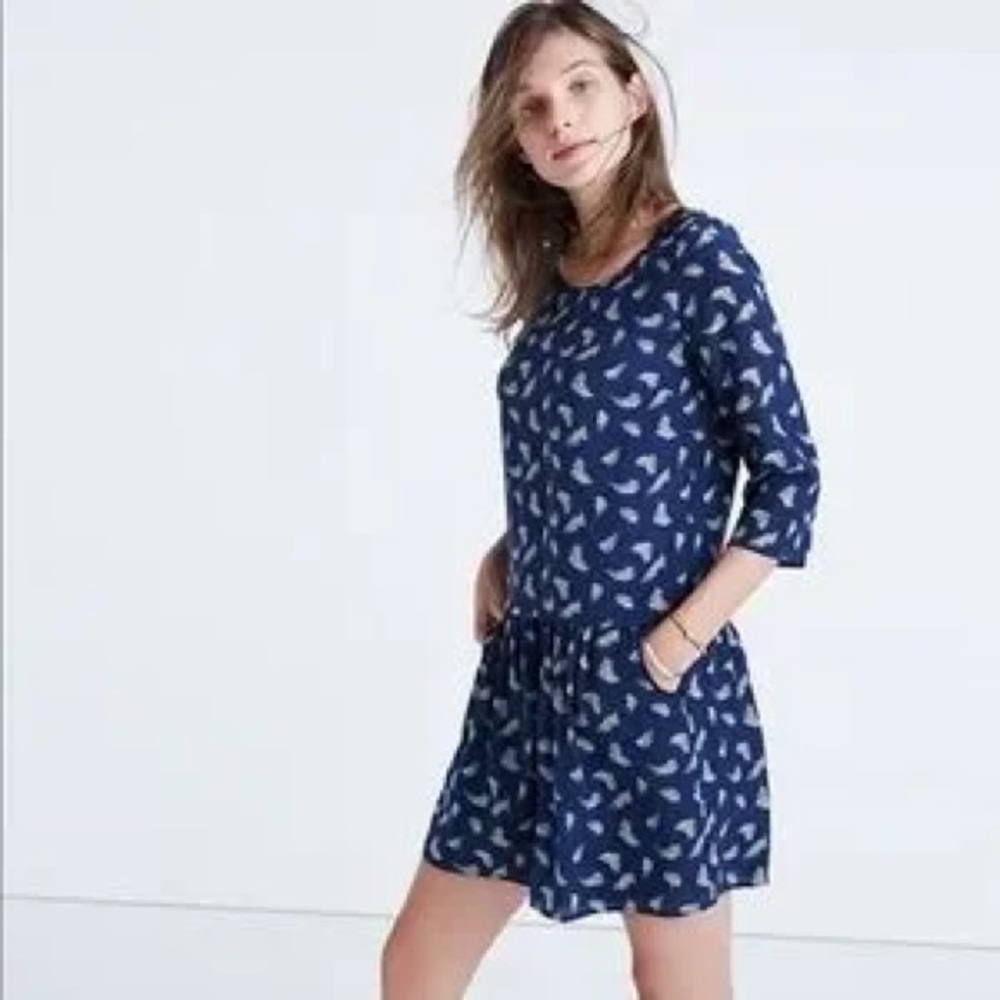 Madewell et Sezane Anna Drop-waist Dress‎ - Picture 2 of 7